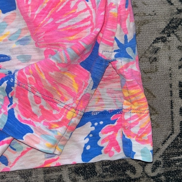 Lilly Pulitzer women’s Kaia Knit Tunic Top Bennet Blue Bay Dreamin Size small - Picture 5 of 7